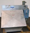 Used Young Industries Filtered Bag Dump Station, Size FBD 42-8. 304 Stainless Steel. 45’’ Wide  x 24’’ deep dump area. (7) Filter cages, (1) top mounted blower, driven by a 1-1/2 hp, 3/60/230/460 vol...