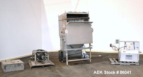 Used Stainless Steel Palamatic Semi-Automatic Bag Opener, Model SAS2000