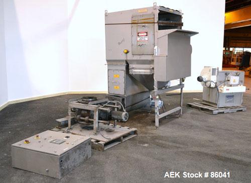 Used Stainless Steel Palamatic Semi-Automatic Bag Opener, Model SAS2000