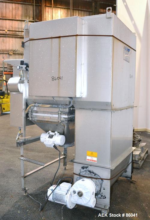 Used Stainless Steel Palamatic Semi-Automatic Bag Opener, Model SAS2000