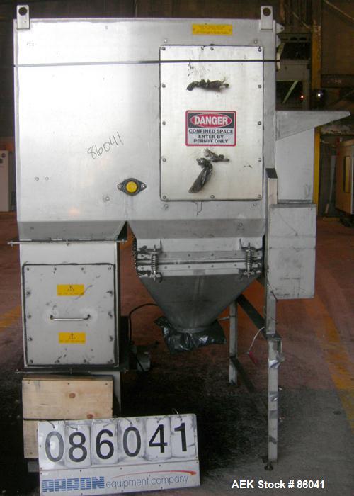 Used Stainless Steel Palamatic Semi-Automatic Bag Opener, Model SAS2000