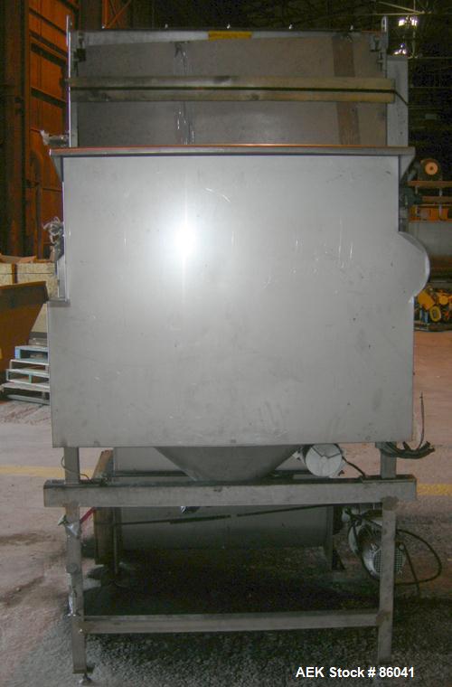Used Stainless Steel Palamatic Semi-Automatic Bag Opener, Model SAS2000