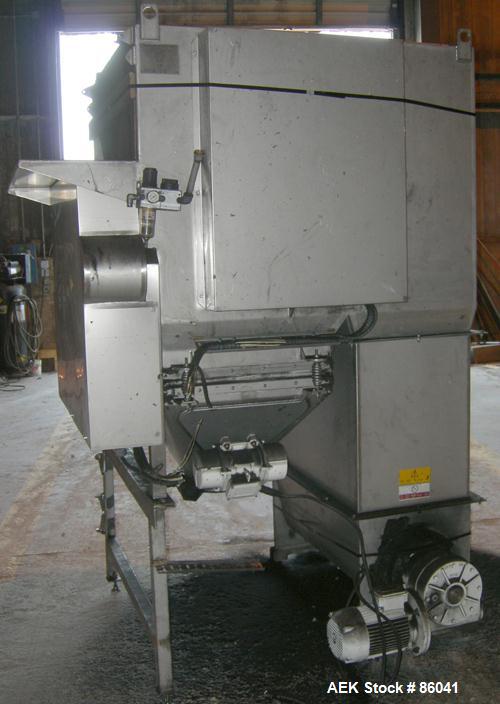 Used Stainless Steel Palamatic Semi-Automatic Bag Opener, Model SAS2000