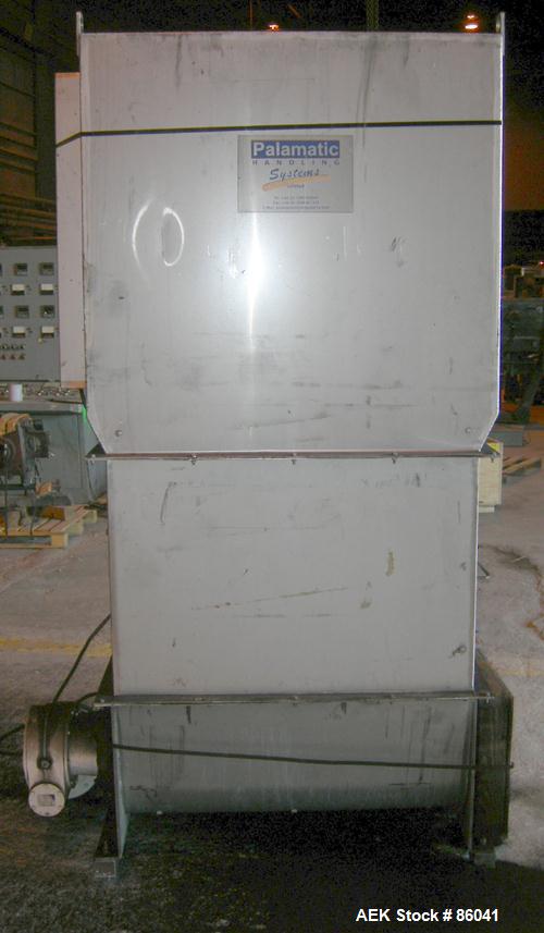 Used Stainless Steel Palamatic Semi-Automatic Bag Opener, Model SAS2000