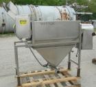 Used Product Saver bag breaker, model P.S. 241, 304 stainless steel. Manual feed with chute, ideal for pouches up to 1 pound. (2) approximately 6