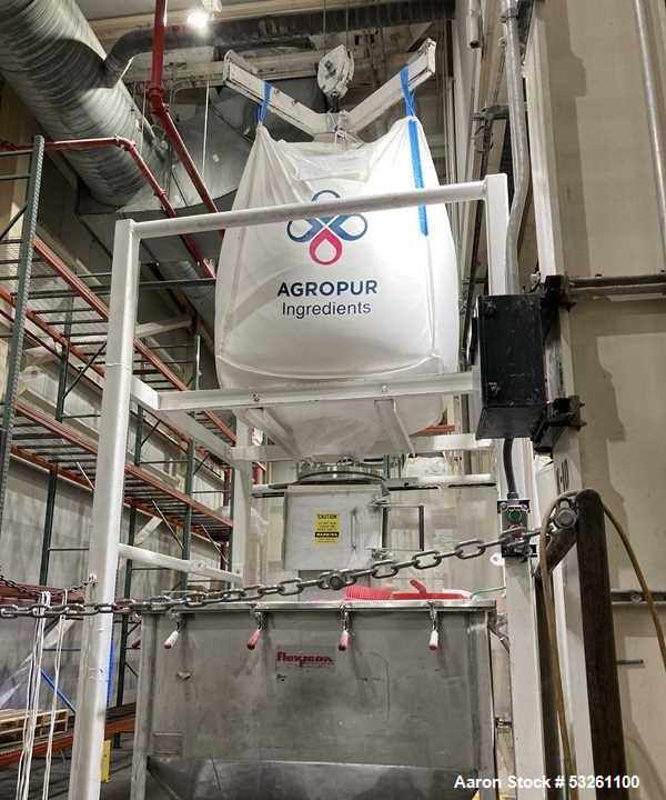 Used Super Sack Unloader with Flexicon Conveyor System – M-1501