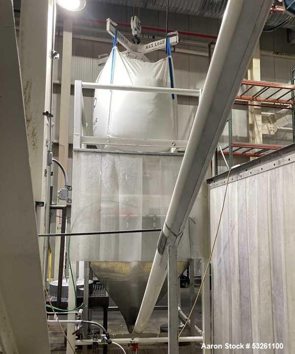 Used Super Sack Unloader with Flexicon Conveyor System – M-1501