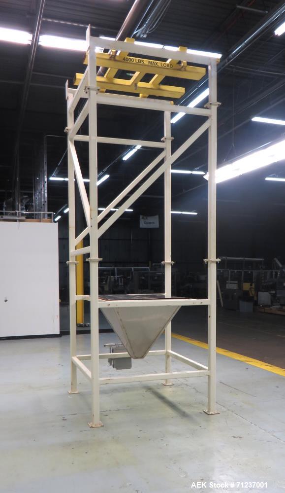 Used Supersack Unloading System, Carbon Steel. Includes a 4000 pound