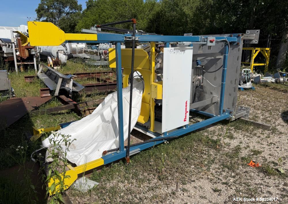 Used Flexicon Bulk Bag Unloader with Chain-Vey Conveying System – 4,000 lb Capacity Super Sack Discharge Station