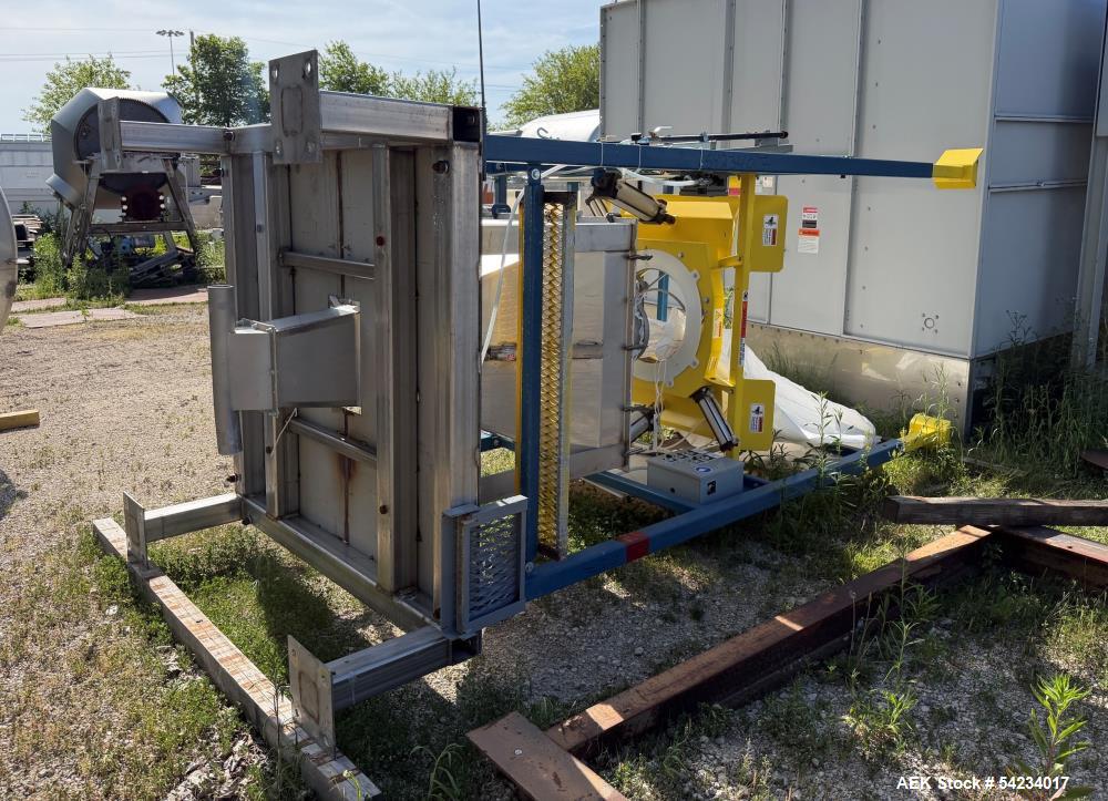 Used Flexicon Bulk Bag Unloader with Chain-Vey Conveying System – 4,000 lb Capacity Super Sack Discharge Station