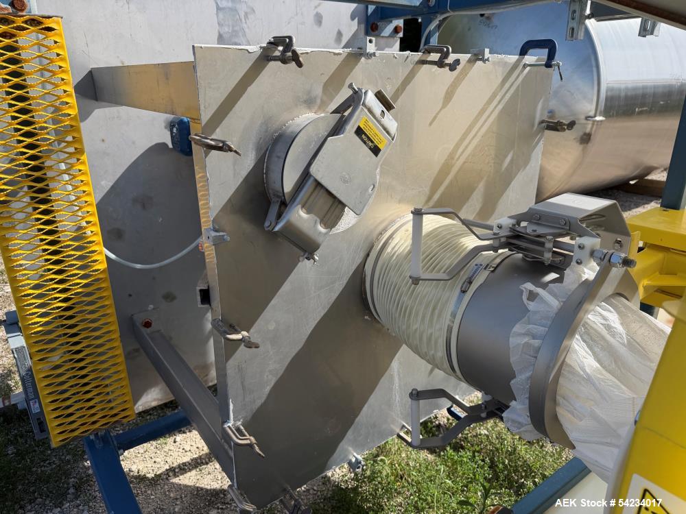 Used Flexicon Bulk Bag Unloader with Chain-Vey Conveying System – 4,000 lb Capacity Super Sack Discharge Station