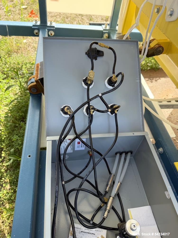 Used Flexicon Bulk Bag Unloader with Chain-Vey Conveying System – 4,000 lb Capacity Super Sack Discharge Station