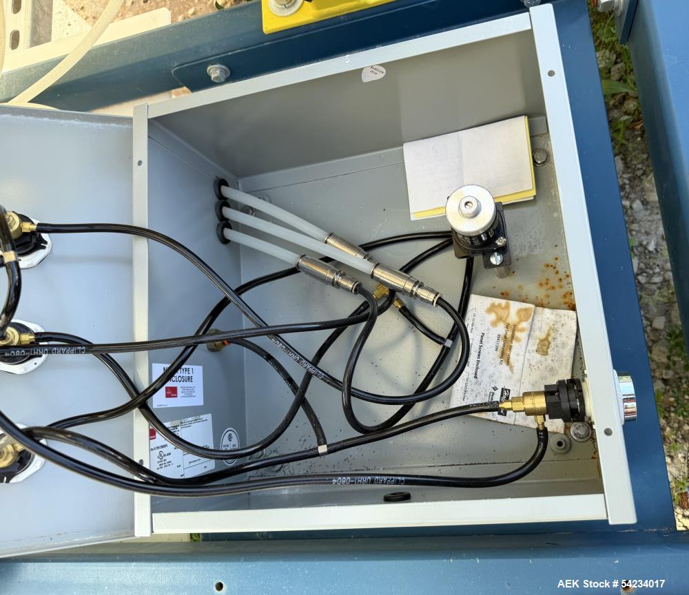 Used Flexicon Bulk Bag Unloader with Chain-Vey Conveying System – 4,000 lb Capacity Super Sack Discharge Station