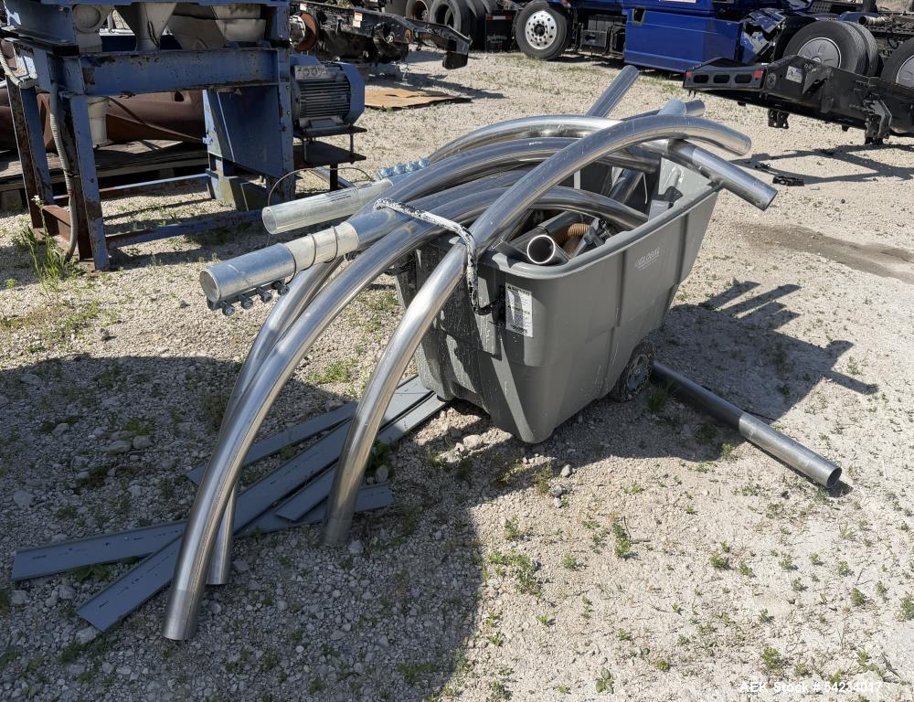 Used Flexicon Bulk Bag Unloader with Chain-Vey Conveying System – 4,000 lb Capacity Super Sack Discharge Station