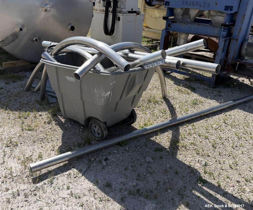 Used Flexicon Bulk Bag Unloader with Chain-Vey Conveying System – 4,000 lb Capacity Super Sack Discharge Station