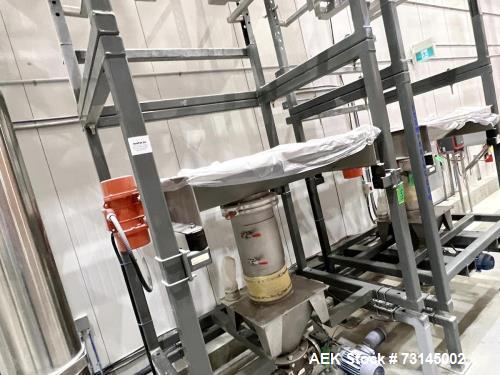 Used FormPak Bulk Bag Unloaders – Model 500-FL-3-CS, Lot of 2, 4400 lb Capacity, Rotary Valves, Load Cells – 2020