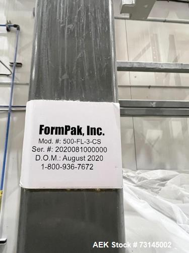 Used FormPak Bulk Bag Unloaders – Model 500-FL-3-CS, Lot of 2, 4400 lb Capacity, Rotary Valves, Load Cells – 2020