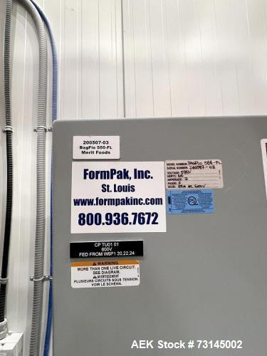 Used FormPak Bulk Bag Unloaders – Model 500-FL-3-CS, Lot of 2, 4400 lb Capacity, Rotary Valves, Load Cells – 2020