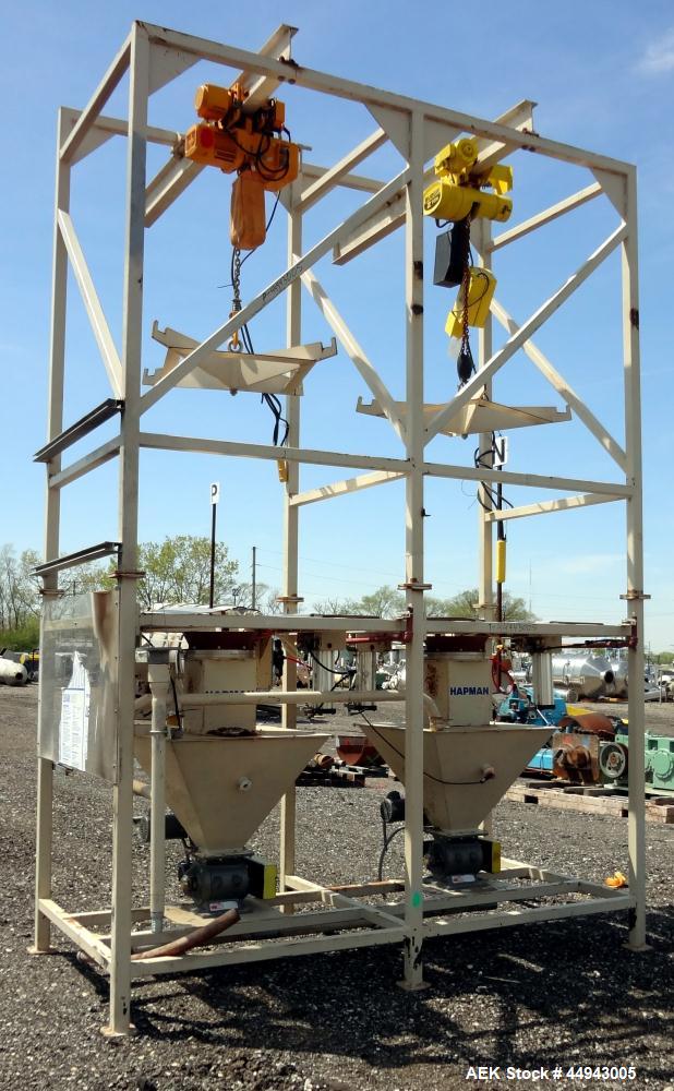 Used Hapman Dual Station Super Sack Unloading System 