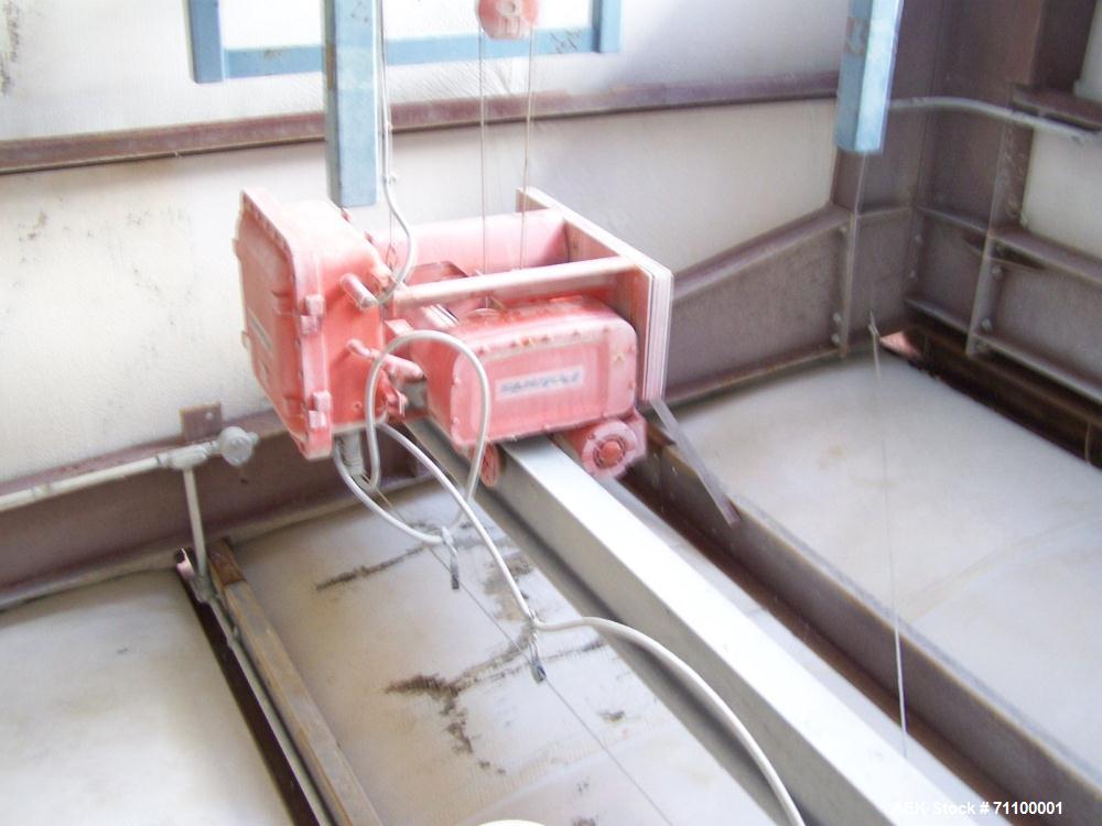 Used Metal Fab Bulk Bag Unloader with stainless contact parts