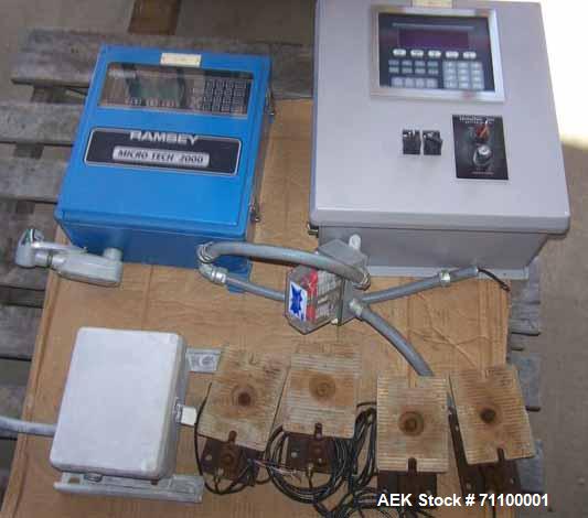 Used Metal Fab Bulk Bag Unloader with stainless contact parts