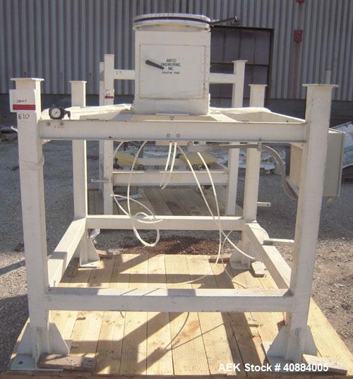 Used Amtec Engineering Super Sack Unloader, carbon steel.Requires bag holder and hoist.
