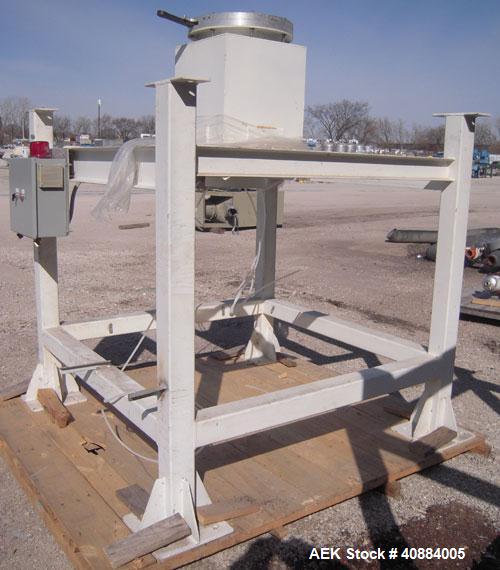 Used Amtec Engineering Super Sack Unloader, carbon steel.Requires bag holder and hoist.