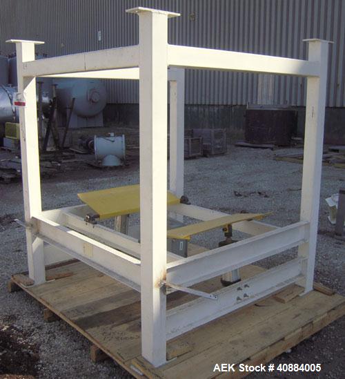 Used Amtec Engineering Super Sack Unloader, carbon steel.Requires bag holder and hoist.