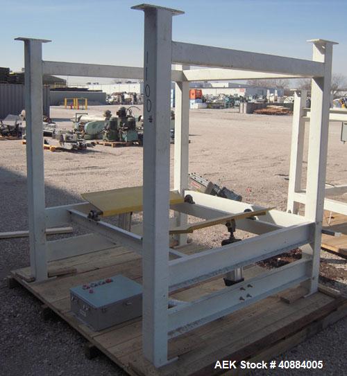 Used Amtec Engineering Super Sack Unloader, carbon steel.Requires bag holder and hoist.