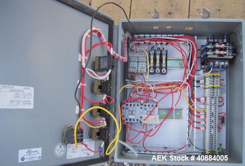 Used Amtec Engineering Super Sack Unloader, carbon steel.Requires bag holder and hoist.