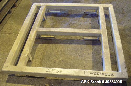 Used Amtec Engineering Super Sack Unloader, carbon steel.Requires bag holder and hoist.
