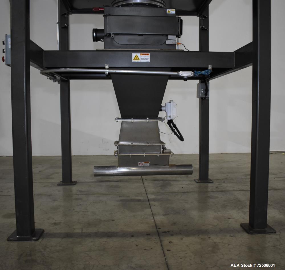 Used Modern Process Equipment (MPE) Bulk Bag Loader / Unloader. Includes Harrington 2 ton hoist. Genuine Bindicator.