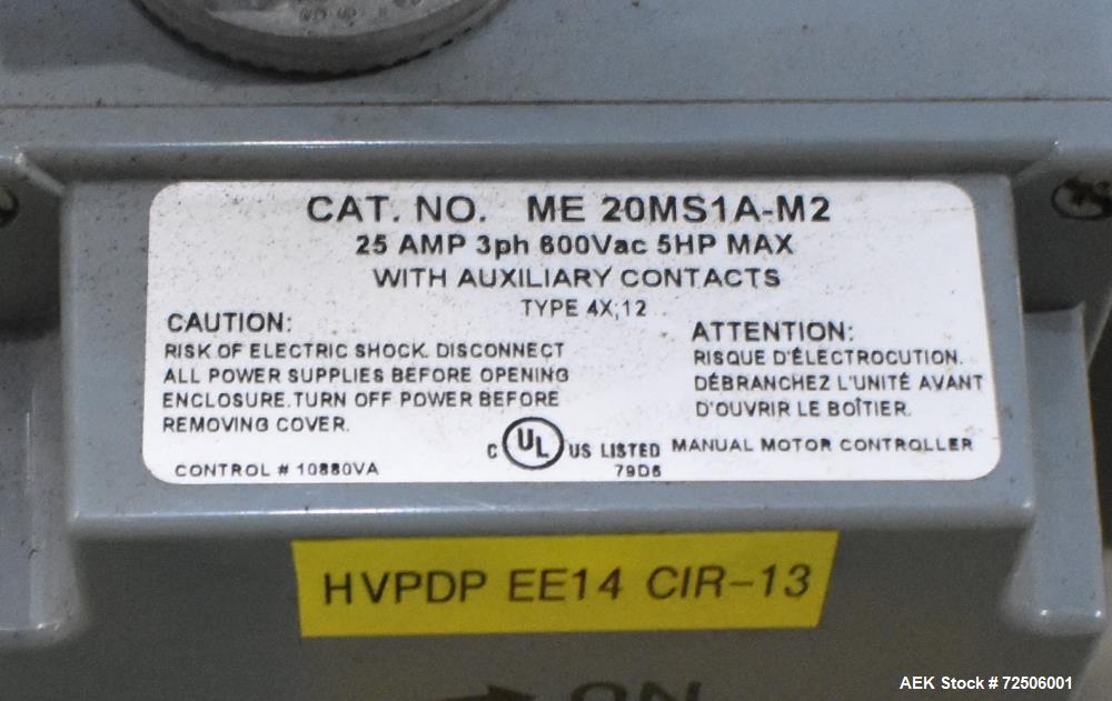 Used Modern Process Equipment (MPE) Bulk Bag Loader / Unloader. Includes Harrington 2 ton hoist. Genuine Bindicator.