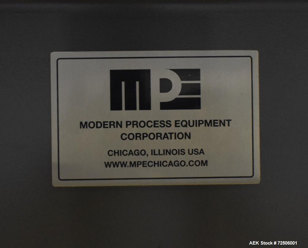 Used Modern Process Equipment (MPE) Bulk Bag Loader / Unloader. Includes Harrington 2 ton hoist. Genuine Bindicator.