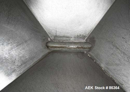 Used Supersack Unloader Consisting Of: (1) Stainless steel frame with a 12" diameter cuff, mounted on casters. MT Weigh Systems scales, model 8000HE-1K, 1000 pound capacity; (2) 304 stainless steel p...