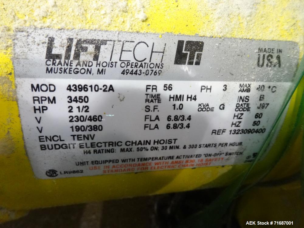 Used Vac-U-Max Bulk Bag Unloader Model 104122.