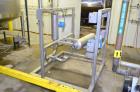 Used Blending Enzyme System including Top Mounted Super Sack Bag Unloading System with Hanger, Vacuum, Dust Filter, Blower, Wall Mounted Carbon Steel Electrical Enclosure Panel with Mettler Toledo Pa...