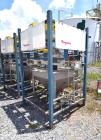 Used Flexicon BFH-C-X Half Frame Bulk Bag Discharger Frame. Includes (2) air operated bag holders, (1) Tele-Tube telescoping tube, (1) Salina Vortex slide valve, (1) Flexicon agitated hopper, (1) bal...