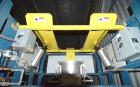 Used Flexicon BFH-C-X Half Frame Bulk Bag Discharger Frame. Includes (2) air operated bag holders, (1) Tele-Tube telescoping tube, (1) Salina Vortex slide valve, (1) Flexicon agitated hopper, (1) bal...