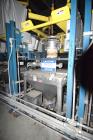 Used Flexicon BFH-C-X Half Frame. Includes (2) air operated bag holders, (1) Tele-Tube telescoping tube, (1) Salina Vortex slide valve, (1) Flexicon hopper, (1) ball valve. Mounted on a carbon steel ...