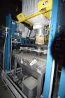Used Flexicon BFH-C-X Half Frame. Includes (2) air operated bag holders, (1) Tele-Tube telescoping tube, (1) Salina Vortex slide valve, (1) Flexicon agitated hopper, (1) ball valve. Mounted on a carb...