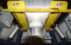 Used Flexicon BFH-C-X Half Frame. Includes (2) air operated bag holders, (1) Tele-Tube telescoping tube, (1) Salina Vortex slide valve, (1) Flexicon agitated hopper, (1) ball valve. Mounted on a carb...