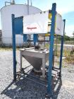 Used Flexicon BFH-C-X Half Frame. Includes (2) air operated bag holders, (1) Tele-Tube telescoping tube, (1) Salina Vortex slide valve, (1) Flexicon hopper, (1) ball valve. Mounted on a carbon steel ...