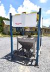 Used Flexicon BFH-C-X Half Frame. Includes (2) air operated bag holders, (1) Tele-Tube telescoping tube, (1) Salina Vortex slide valve, (1) Flexicon hopper, (1) ball valve. Mounted on a carbon steel ...