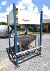 Used Flexicon BFH-C-X Half Frame. Includes (2) air operated bag holders, (1) Tele-Tube telescoping tube, (1) Salina Vortex slide valve, (1) Flexicon hopper, (1) ball valve. Mounted on a carbon steel ...