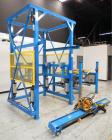 Used Material Transfer & Storage, Inc Bulk Bag Supersack Unloader. Machine includes (1) Harrington 2-ton (4,000lb) electronic crane, s/n: 11B2000, a PepperL+Fuchs Type X 6000 series purging system, F...
