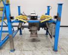 Used Material Transfer & Storage, Inc Bulk Bag Supersack Unloader. Machine includes (1) Harrington 2-ton (4,000lb) electronic crane, s/n: 11B2000, a PepperL+Fuchs Type X 6000 series purging system, F...