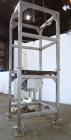 Used IEDCO Bulk Bag Discharge Station, Model 10286-BBU-5101, 304 Stainless Steel. (1) Top frame section approximately 63