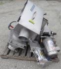 Used Super Sack Unloader, 304 Stainless Steel. (1) Frame with top height adjustment, 1 bag holder I beam ( no hoist), (2) bag valves. Includes (3) Flexicon screw conveyor drive ends (no tubes or scre...