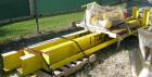 Used Supersack Unloading Station consisting of:  (2) Budgit 1 ton hoist with rails, and motor driven trollies; (2) Vibco vibrating dischargers, model 4P-700; (2) 30
